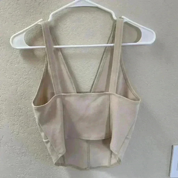 Abercrombie And Fitch Cream Corset Top - Picture 3 of 3